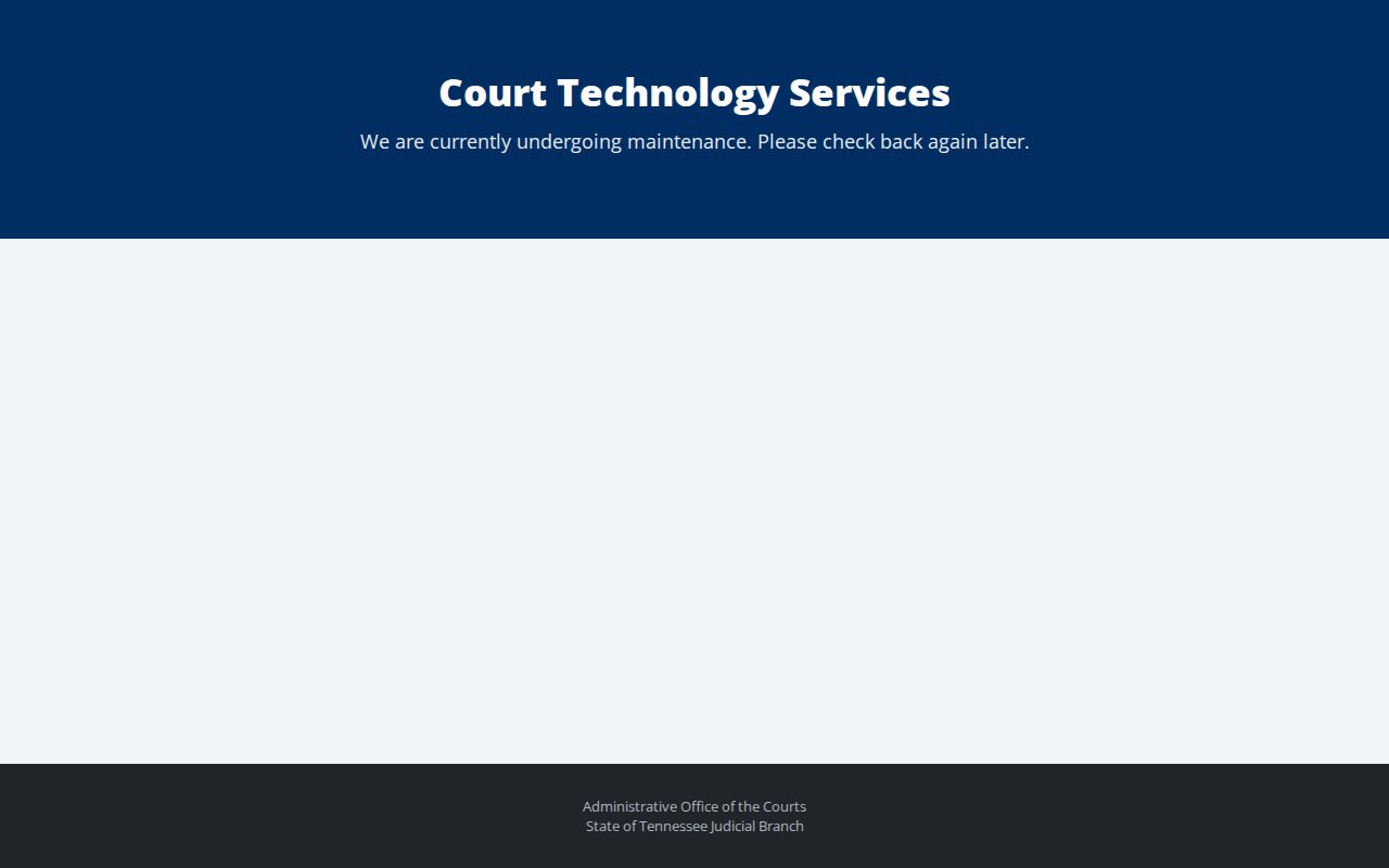 Perry County warrant record clerk directory in the Tennessee court system